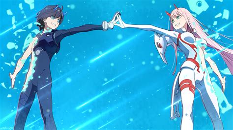 Hiro and Zero Two wallpaper from blu ray 7 : r/DarlingInTheFranxx