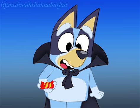 Bluey The Vampire by medinathehannabarfan on DeviantArt