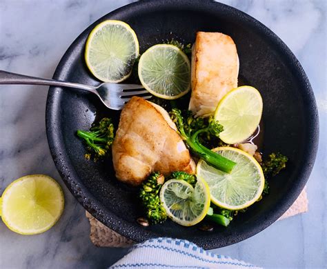 Skillet Soy Ginger Butter Halibut and Broccolini – Recipe! - Live. Love ...