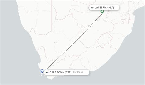 Direct (non-stop) flights from Lanseria to Cape Town - schedules - FlightsFrom.com