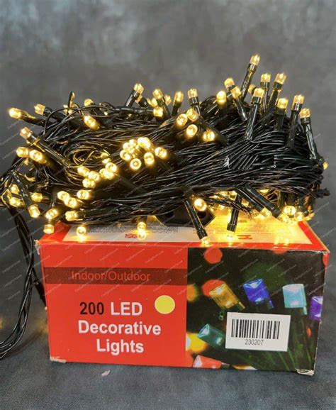 Indoor/Outdoor 200 Led Decorative Lights QY-4 YELLOW/WHITE/COLOR – Gadgets House