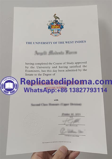 Best Manufacturer to buy University of the West Indies diploma online ...