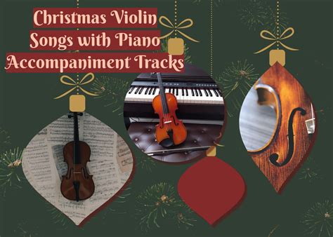 Easy Christmas Violin Songs with Piano Accompaniment Tracks--Free Sheet ...