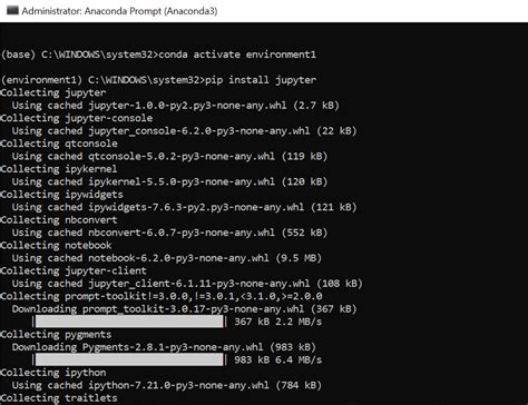 Conda install jupyter notebook in new environment - kurttronics