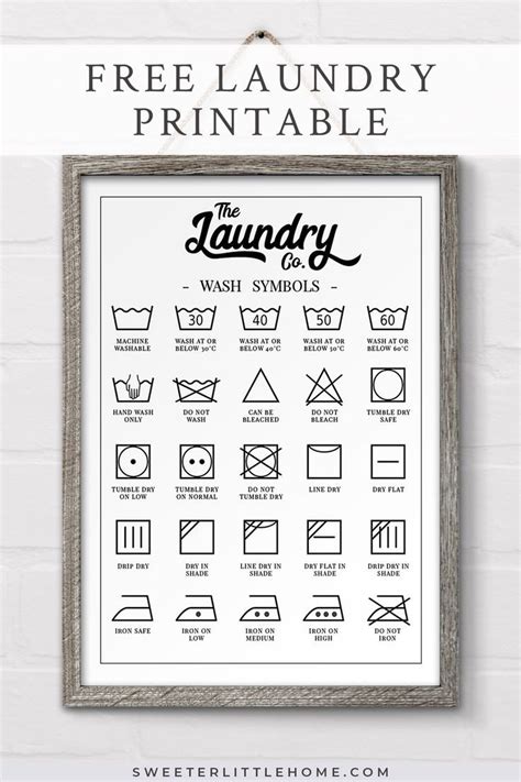 Printable Laundry Signs