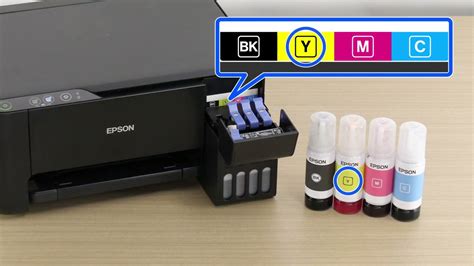 Ink Charge L3200 L3210 Epson Series - YouTube