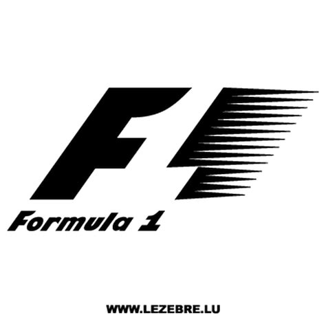 Sticker Formule 1 F1 Logo