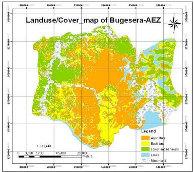 Land-use / cover map of Bugesera region | Download Scientific Diagram