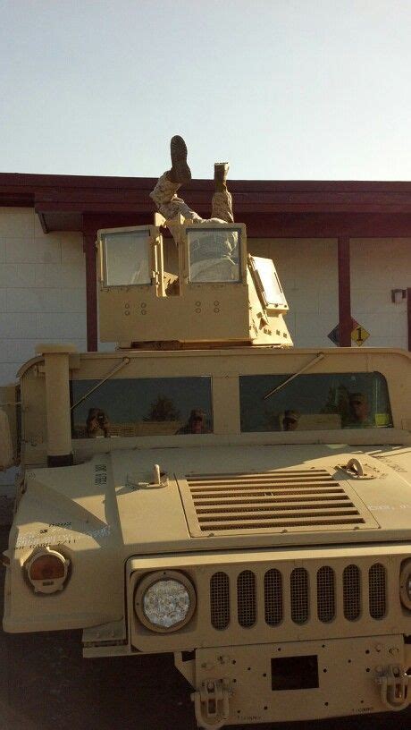 HMMWV turret gunner roll over