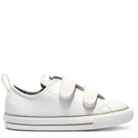 Converse Kids Chuck Taylor All Star Leather Toddler 2V White | Size US ...