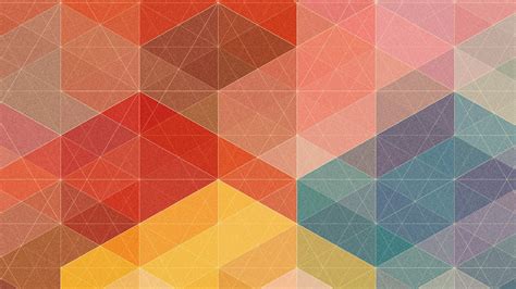 HD Red Geometric Geometry Design Wallpaper for Desktop Full Size ...