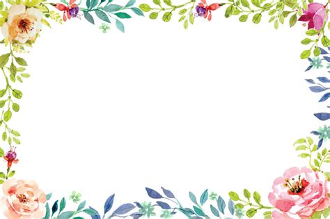 hand painting floral frame vector (140677) | Illustrations | Design Bundles