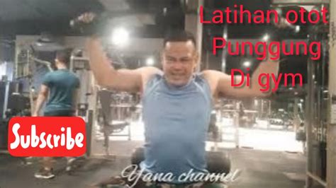 latihan otot punggung di gym untuk pemula - YouTube