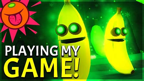 I PLAY MY GAME! (Roblox Banana Eats) - YouTube