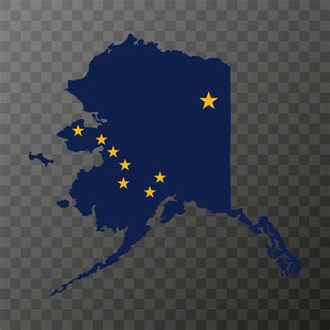 Alaska state flag. Vector illustration. 13430871 Vector Art at Vecteezy