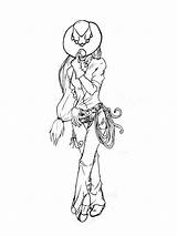 Coloring Pages Of Cowgirls sketch template