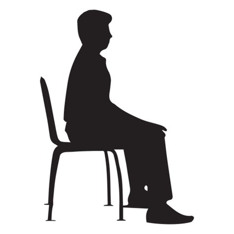 Man sitting on chair silhouette #AD , #PAID, #PAID, #sitting, #chair, # ...