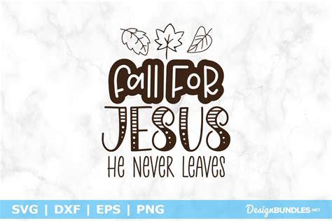 Fall For Jesus Svg