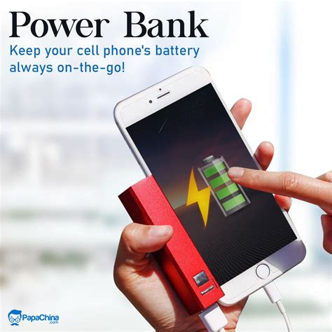 Keep your cell phone's battery always on-the-go! #powerbank #mobile # ...