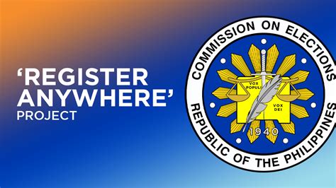 Comelec to launch 'Register Anywhere' drive starting in 5 NCR malls ...