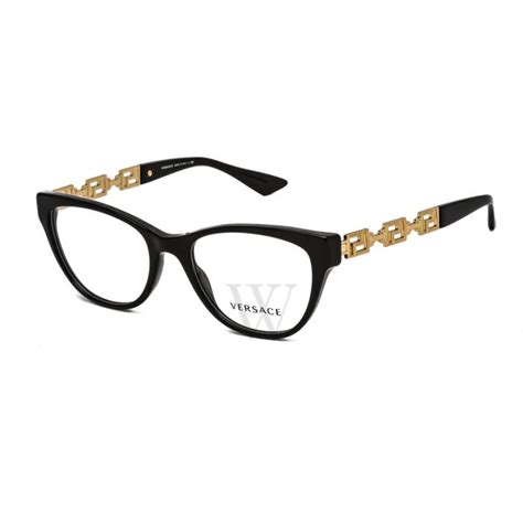 Versace 52 mm Black/Gold Eyeglass Frames | World of Watches