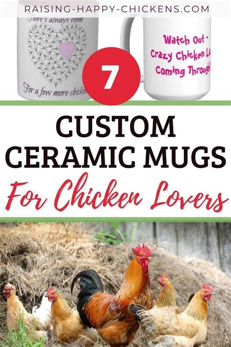 Unique custom made ceramic mugs for chicken lovers! in 2021 | Ceramic mugs, Ceramic chicken ...