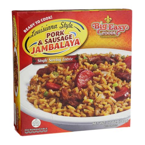 Big Easy Foods Pork and Sausage Jambalaya - Shop Entrees & Sides at H-E-B