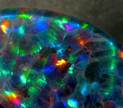 patchwork fire in Spencer Opal (by Sea Moon) Opal is a hydrated amorphous form of silica; its ...
