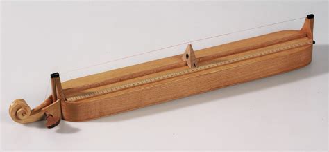 Pythagoras’ monochord | This is the instrument used by Pythagoras to illustrate the relationship ...