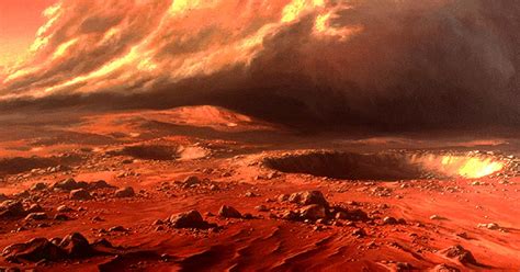 An artist's depiction of an approaching dust… | The Planetary Society