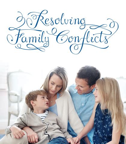 Resolving Family Conflicts | Insight for Living Canada