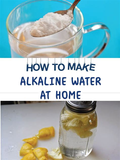 How to Make Alkaline Water at Home | Make alkaline water, Alkaline water, Natural home remedies