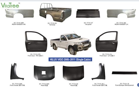 Toyota Pickup Body Parts