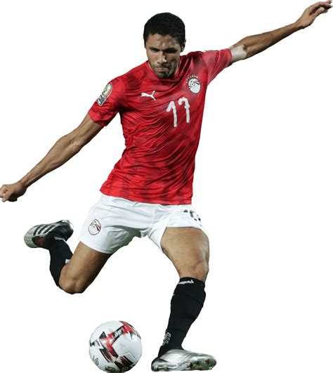 Mohamed Elneny Egypt football render - FootyRenders