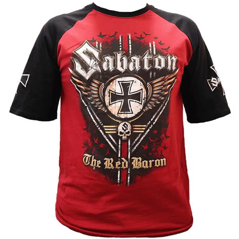 The Red Baron Raglan T-shirt | Sabaton Official Store