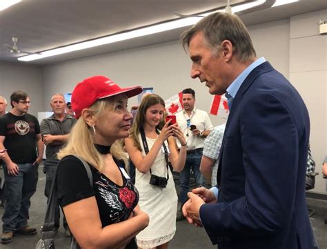 PPC Leader Maxime Bernier defends immigration polices at pre-campaign event in London - London ...