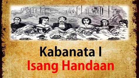 Kabanata 1 - Isang Handaan | Noli Me Tangere || BinibiningClarizzeTV ...