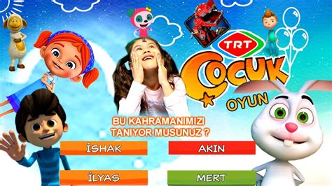 TRT ÇOCUK KAHRAMANLARI OYUN CHALLENGE - TRT Çocuk Oyunları - YouTube