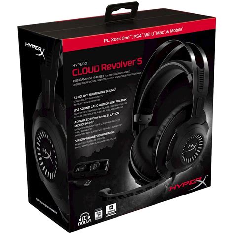 Best Buy: HyperX Cloud Revolver S Wired Dolby 7.1 Gaming Headset for PC ...