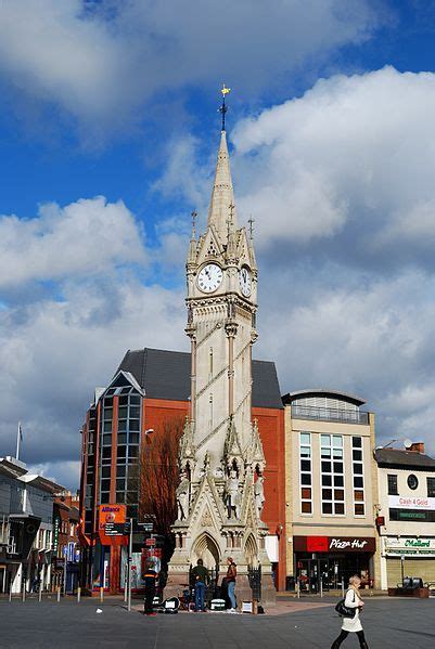 Haymarket Memorial Clock Tower, Leicester, UK. | Clock tower, Tower, Vacation inspiration