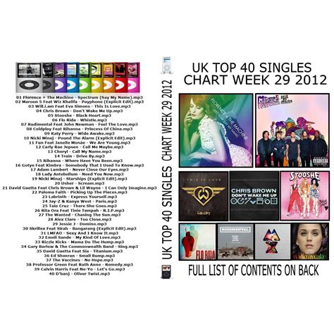 UK Top 40 Singles Chart: Week 29 - mp3 buy, full tracklist