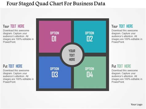 Quad Chart Template Powerpoint