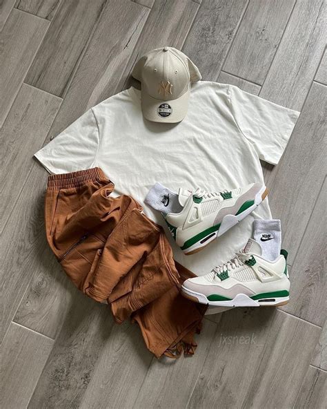 NIKE SB X AIR JORDAN 4 RETRO 'PINE GREEN' in 2023 | Mens outfits, Pine ...