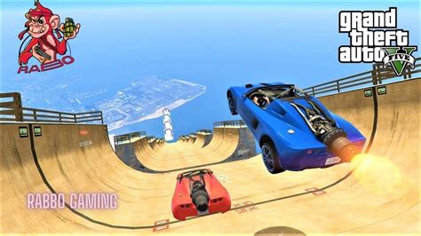 Incredible Mega Ramp Stunts GTA 5! - YouTube