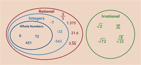 Rational And Irrational Numbers Examples