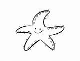 Star Fish Coloring sketch template