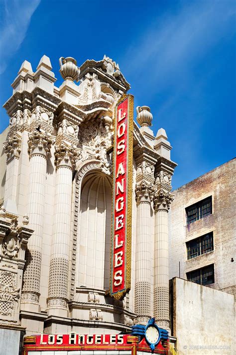 Framed Photo Print of HISTORIC THEATRE DOWNTOWN LOS ANGELES CALIFORNIA ...