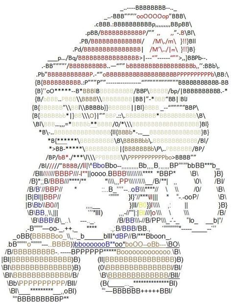 The 25+ best Ascii art ideas on Pinterest | 1 line ascii art, One line ...