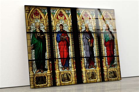 Ation Tempered Glass Wall Art-cathedral Wall Art-fractal Cool - Etsy