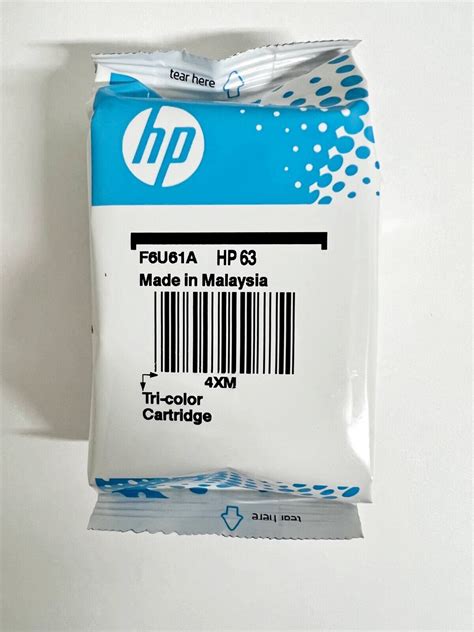 HP #63 Combo Ink Cartridges 63 Black Color NEW GENUINE 889296267430 | eBay